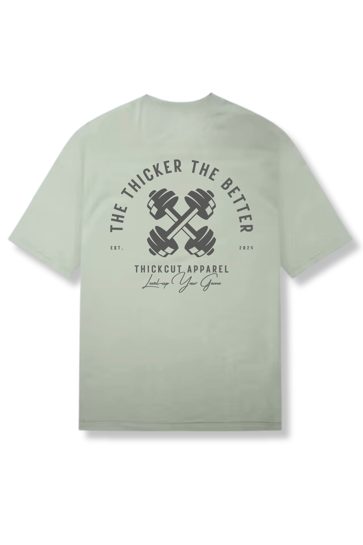 THE THICKER THE BETTER  Performance Shirt (Mint)